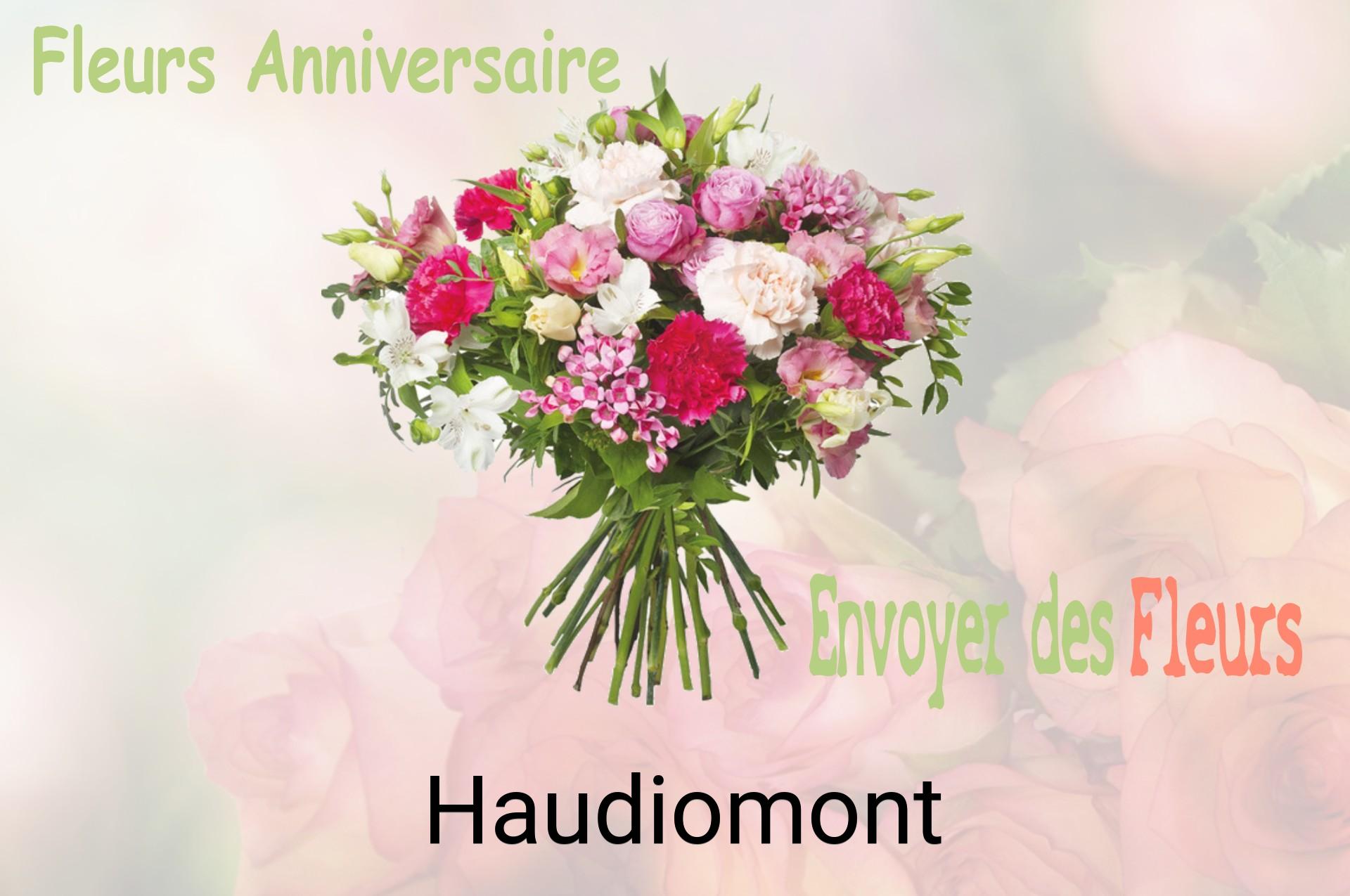 Bouquet de fleurs d’anniversaire livré à Haudiomont